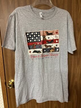 New Dachshund Patriotic T-Shirt - Large